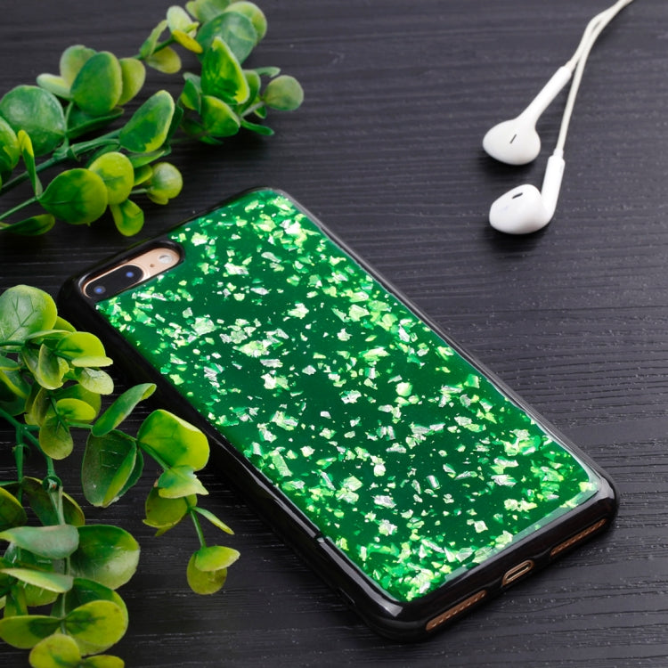 For iPhone 8 Plus & 7 Plus Gold Foil TPU Protective Back Cover Case
