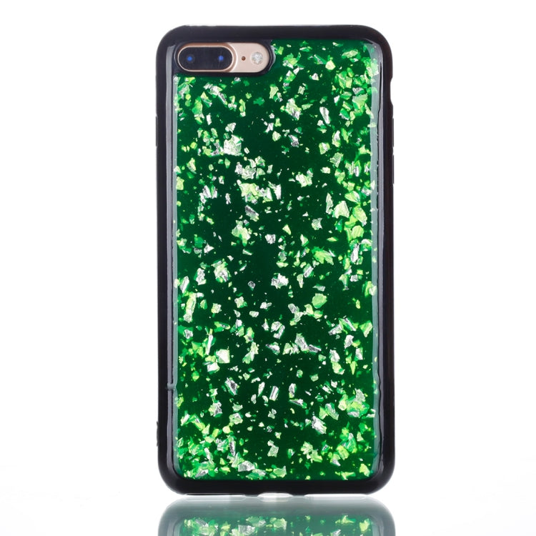 For iPhone 8 Plus & 7 Plus Gold Foil TPU Protective Back Cover Case