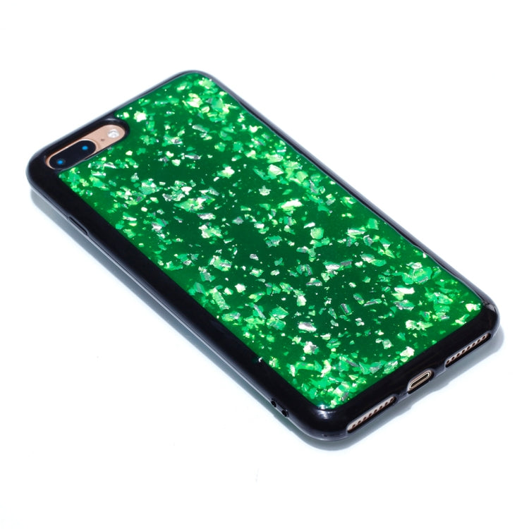 For iPhone 8 Plus & 7 Plus Gold Foil TPU Protective Back Cover Case