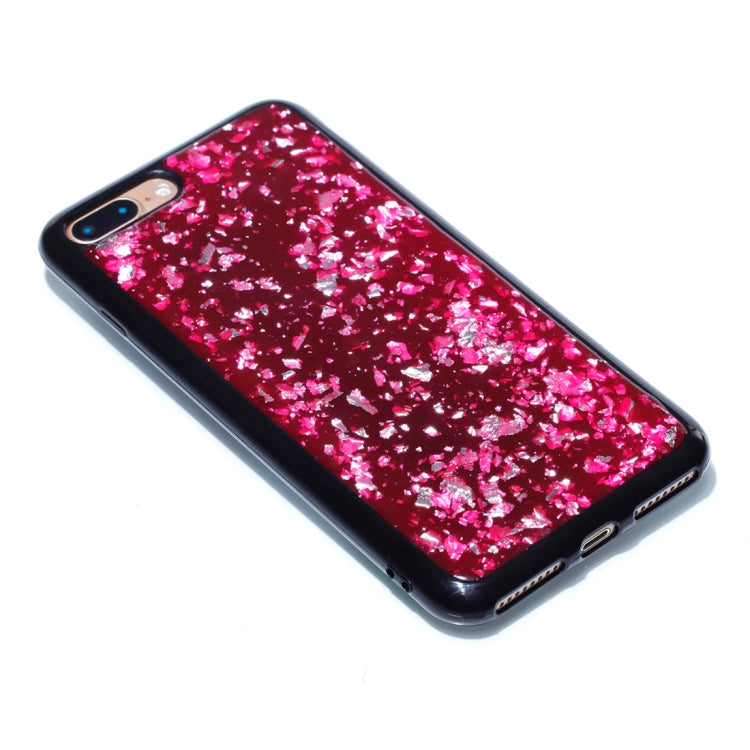 For iPhone 8 Plus & 7 Plus Gold Foil TPU Protective Back Cover Case