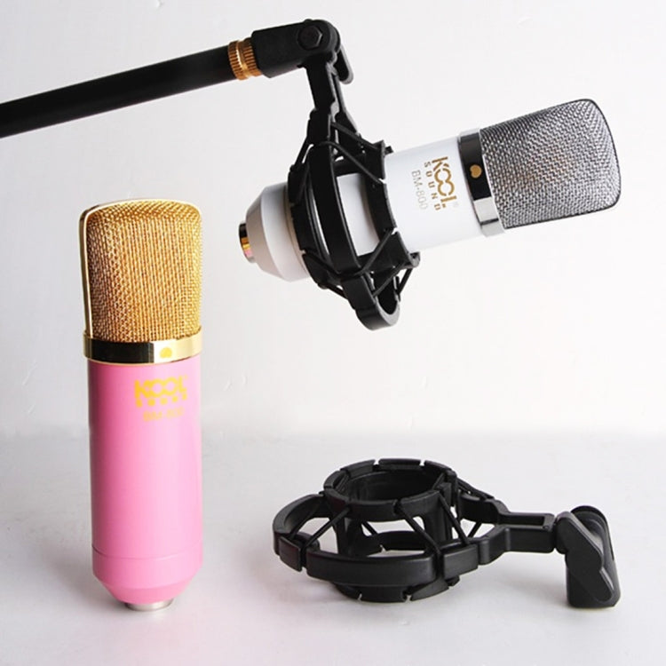 46mm Plastic Microphone Shock Mount Holder Stand, for Studio Recording, Live Broadcast, Live Show, KTV, etc.