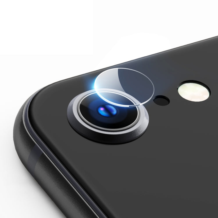 For iPhone SE 2020 10pcs 9H 2.5D Round Edge Rear Camera Lens Tempered Glass Film