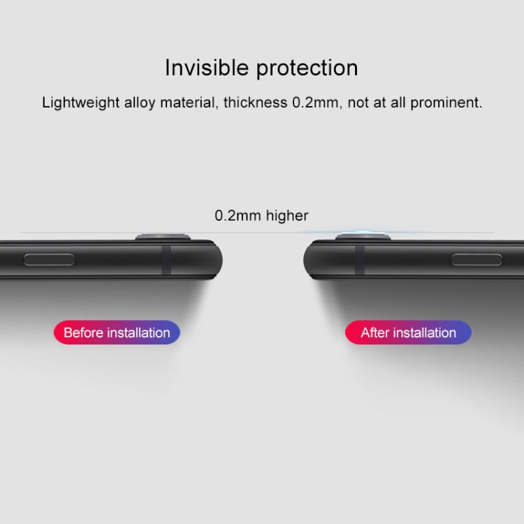 For iPhone SE 2020 10pcs 9H 2.5D Round Edge Rear Camera Lens Tempered Glass Film