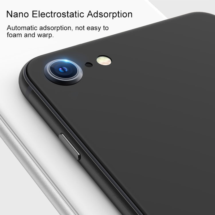 For iPhone SE 2020 10pcs 9H 2.5D Round Edge Rear Camera Lens Tempered Glass Film