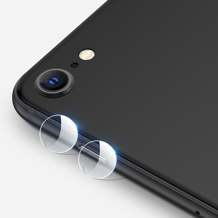 For iPhone SE 2020 10pcs 9H 2.5D Round Edge Rear Camera Lens Tempered Glass Film