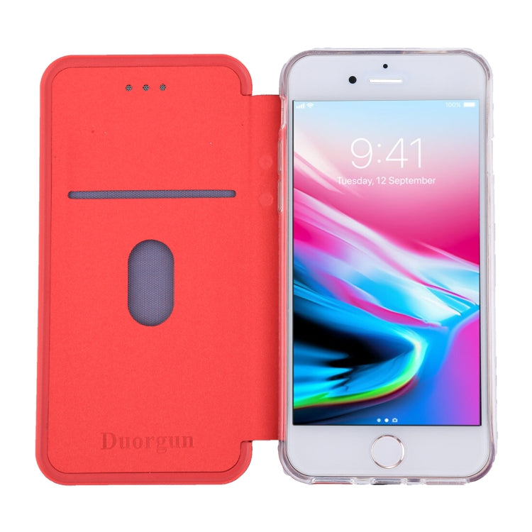 For iPhone 6 Plus & 6s Plus & 7 Plus & 8 Plus Ultra-thin Magnetic Horizontal Flip Shockproof Protective Leather Case with Holder & Card Slot