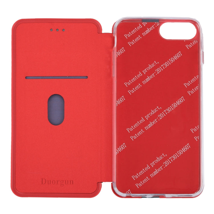 For iPhone 6 Plus & 6s Plus & 7 Plus & 8 Plus Ultra-thin Magnetic Horizontal Flip Shockproof Protective Leather Case with Holder & Card Slot