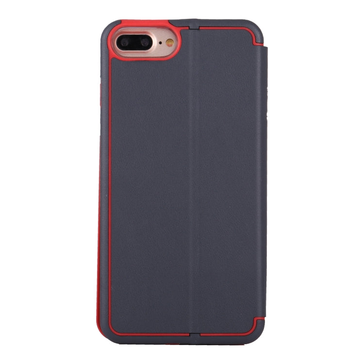 For iPhone 6 Plus & 6s Plus & 7 Plus & 8 Plus Ultra-thin Magnetic Horizontal Flip Shockproof Protective Leather Case with Holder & Card Slot