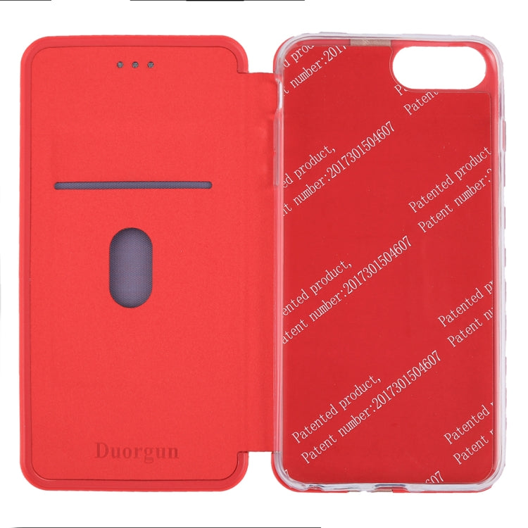 For iPhone 6 Plus & 6s Plus & 7 Plus & 8 Plus Ultra-thin Magnetic Horizontal Flip Shockproof Protective Leather Case with Holder & Card Slot
