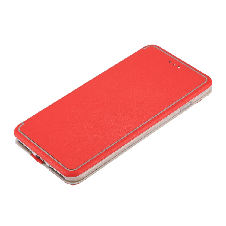 For iPhone 6 Plus & 6s Plus & 7 Plus & 8 Plus Ultra-thin Magnetic Horizontal Flip Shockproof Protective Leather Case with Holder & Card Slot