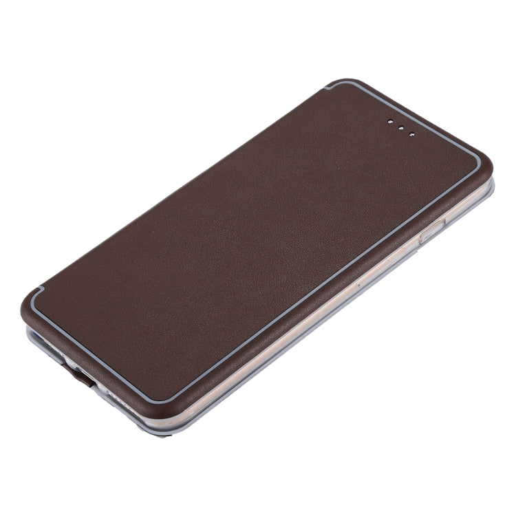 For iPhone 6 Plus & 6s Plus & 7 Plus & 8 Plus Ultra-thin Magnetic Horizontal Flip Shockproof Protective Leather Case with Holder & Card Slot