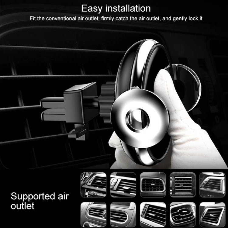 TOTUDESIGN  CACW-037 Stellar Series Wireless Charger Car Holder, For iPhone, Galaxy, Sony, Lenovo, HTC, Huawei and other 4.0-6.5 inch Smartphones(Black)