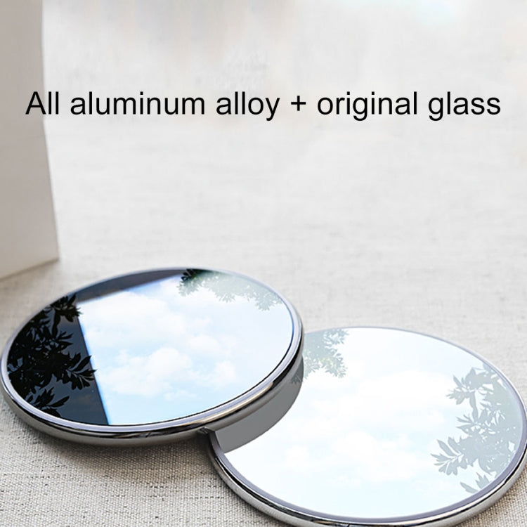 TOTUDESIGN CACW-014 Lighting Series Round 10W Fast Charging Qi Wireless Charger Pad, For iPhone, Galaxy, Huawei, Xiaomi, LG, HTC and Other Smart Phones(Tarnish)