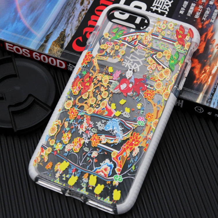 For iPhone 8 Plus & 7 Plus Chinese New Year Picture Soft TPU Protective Back Case