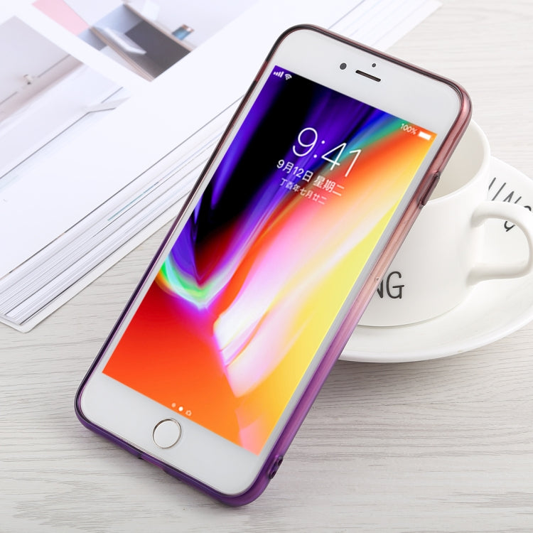 Glitter Powder Gradient Color TPU Case for iPhone 8 Plus & 7 Plus, with Holder