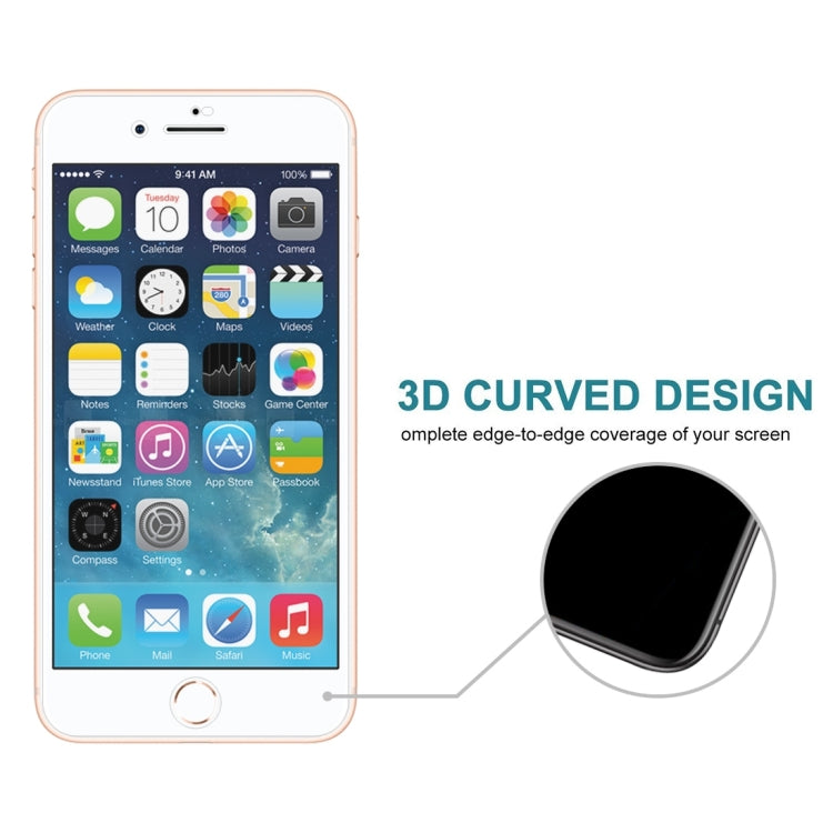 Anti-scratch 9H 10D Full Screen Privacy Anti-glare Tempered Glass Film for iPhone SE 2020 / 8 / 7