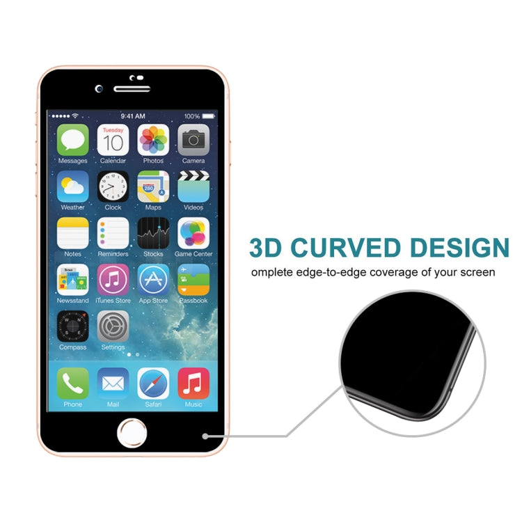 Anti-scratch 9H 10D Full Screen Privacy Anti-glare Tempered Glass Film for iPhone 8 Plus & 7 Plus