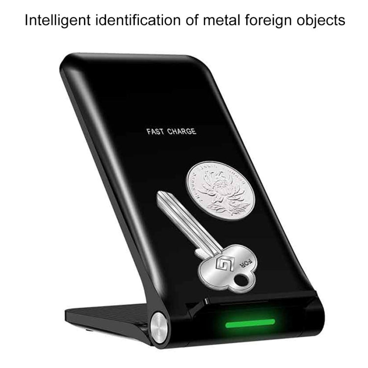 TOTUDESIGN CACW-020 Skyscraper Series Round 10W Fast Charging Qi Wireless Charger Pad, For iPhone, Galaxy, Huawei, Xiaomi, LG, HTC and Other Smart Phones