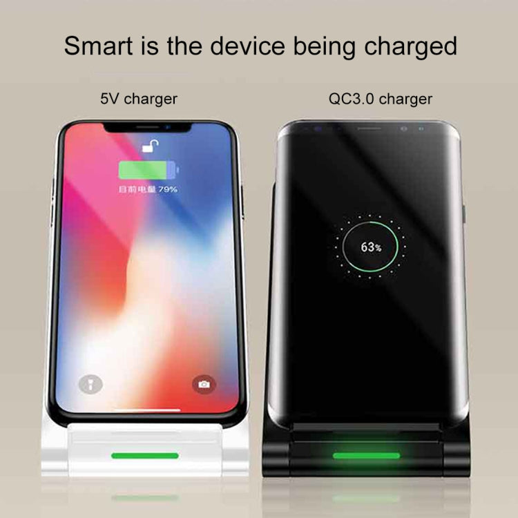 TOTUDESIGN CACW-020 Skyscraper Series Round 10W Fast Charging Qi Wireless Charger Pad, For iPhone, Galaxy, Huawei, Xiaomi, LG, HTC and Other Smart Phones
