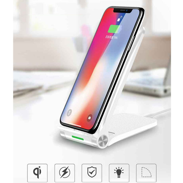 TOTUDESIGN CACW-020 Skyscraper Series Round 10W Fast Charging Qi Wireless Charger Pad, For iPhone, Galaxy, Huawei, Xiaomi, LG, HTC and Other Smart Phones