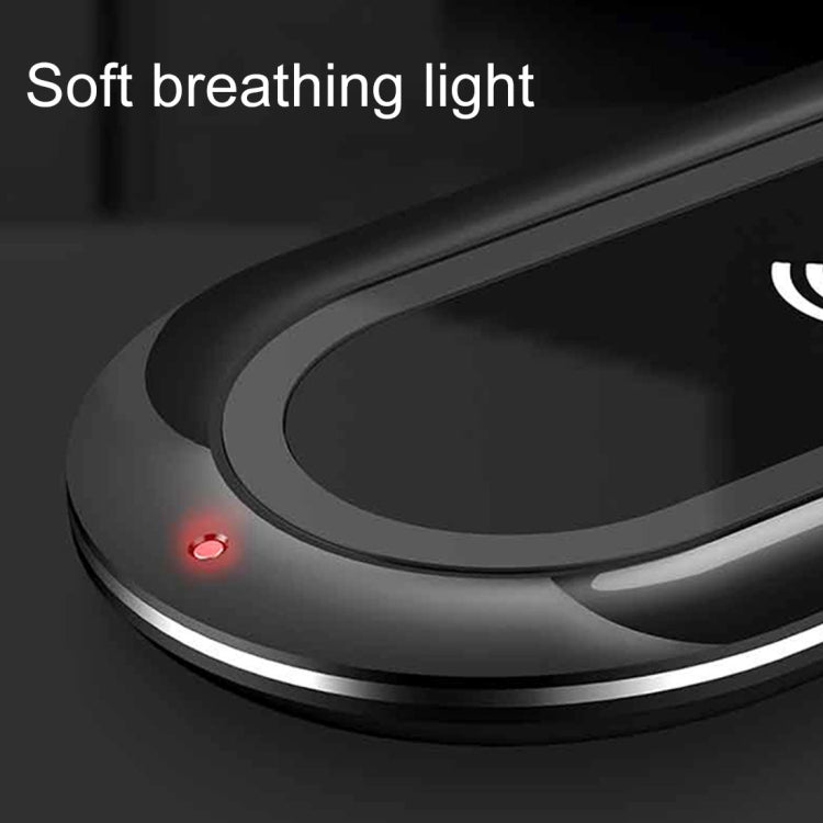 TOTUDESIGN CACW-016 Zeus Series Round 10W Fast Charging Qi Wireless Charger Pad, For iPhone, Galaxy, Huawei, Xiaomi, LG, HTC and Other Smart Phones (Blue)