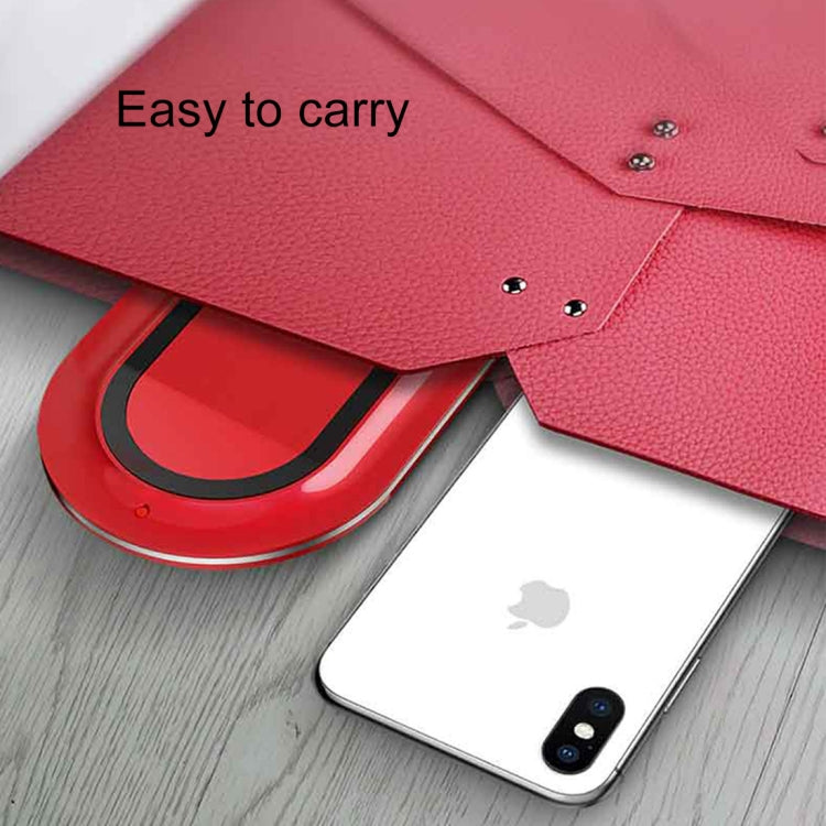 TOTUDESIGN CACW-016 Zeus Series Round 10W Fast Charging Qi Wireless Charger Pad, For iPhone, Galaxy, Huawei, Xiaomi, LG, HTC and Other Smart Phones (Blue)