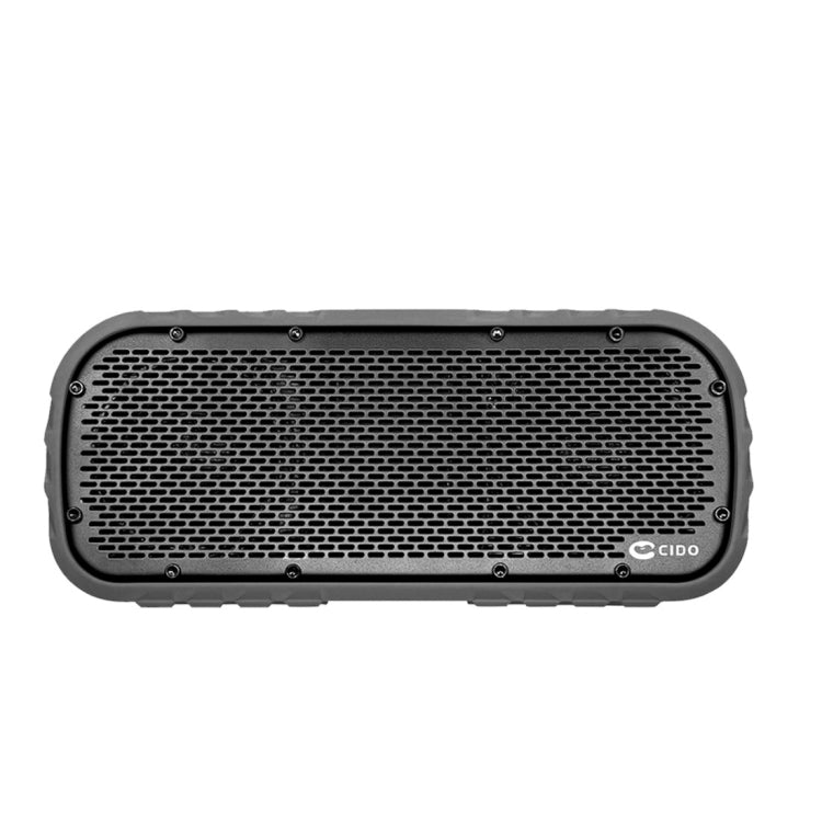 Cido Outdoor Sports Shockproof IPX7 Waterproof Wireless Bluetooth Speaker Loudspeakers(Grey)