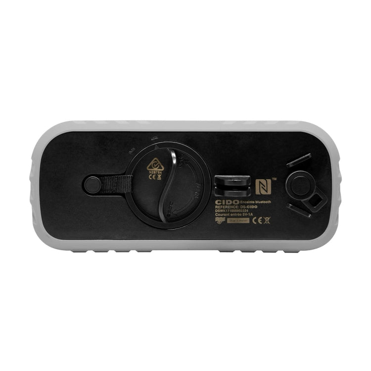 Cido Outdoor Sports Shockproof IPX7 Waterproof Wireless Bluetooth Speaker Loudspeakers(Grey)