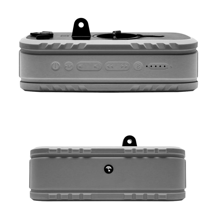 Cido Outdoor Sports Shockproof IPX7 Waterproof Wireless Bluetooth Speaker Loudspeakers(Grey)