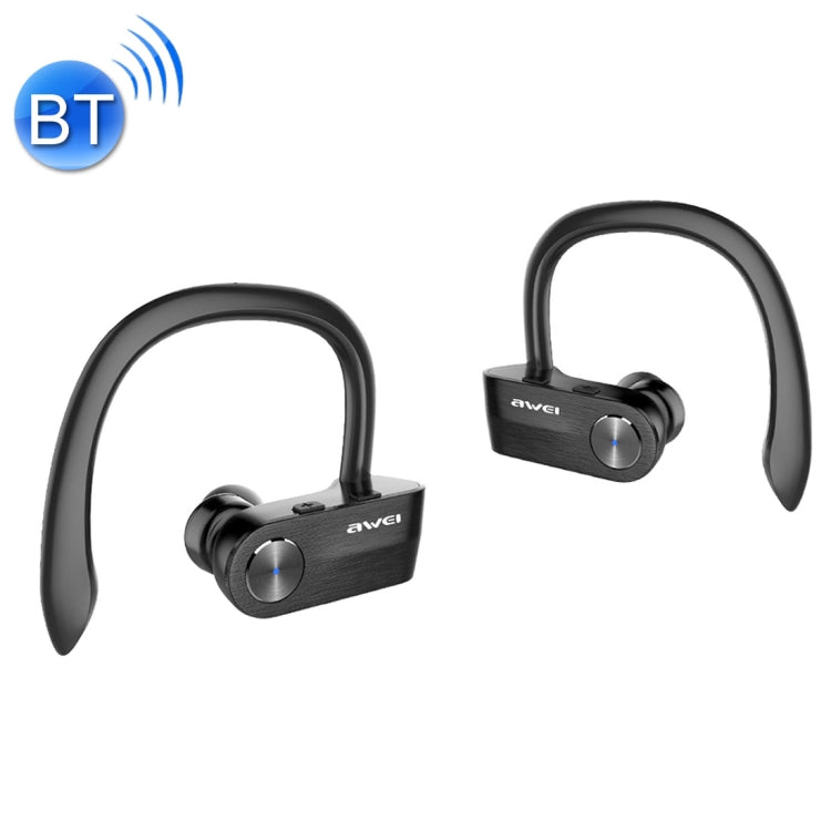 AWEI T2 Sports Headset IPX4 Waterproof Wireless Bluetooth V4.2 In-ear Stereo Earphone, Support TWS, For iPhone, Samsung, Huawei, Xiaomi, HTC and Other Smartphones