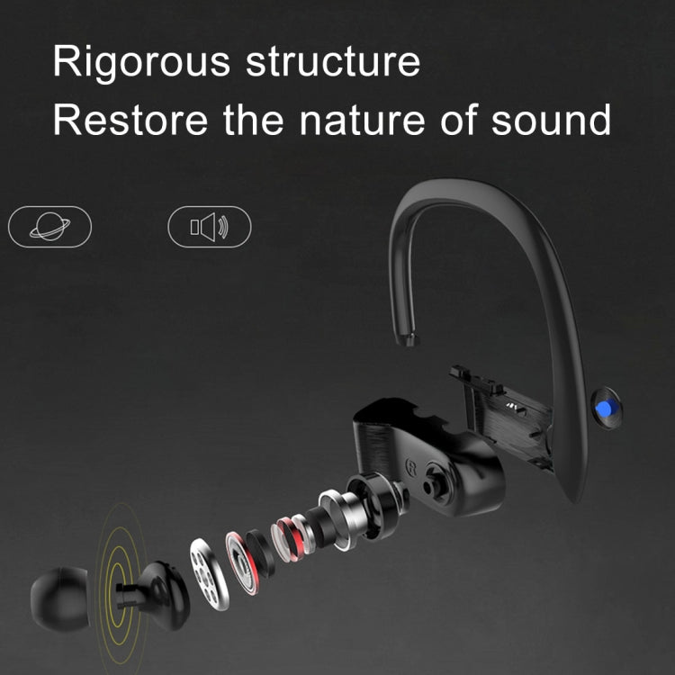 AWEI T2 Sports Headset IPX4 Waterproof Wireless Bluetooth V4.2 In-ear Stereo Earphone, Support TWS, For iPhone, Samsung, Huawei, Xiaomi, HTC and Other Smartphones