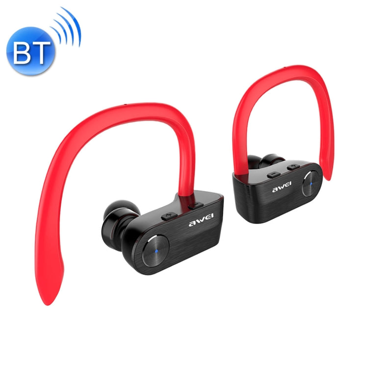 AWEI T2 Sports Headset IPX4 Waterproof Wireless Bluetooth V4.2 In-ear Stereo Earphone, Support TWS, For iPhone, Samsung, Huawei, Xiaomi, HTC and Other Smartphones