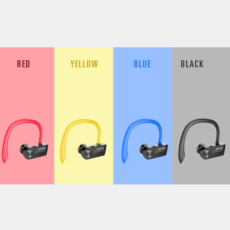 AWEI T2 Sports Headset IPX4 Waterproof Wireless Bluetooth V4.2 In-ear Stereo Earphone, Support TWS, For iPhone, Samsung, Huawei, Xiaomi, HTC and Other Smartphones