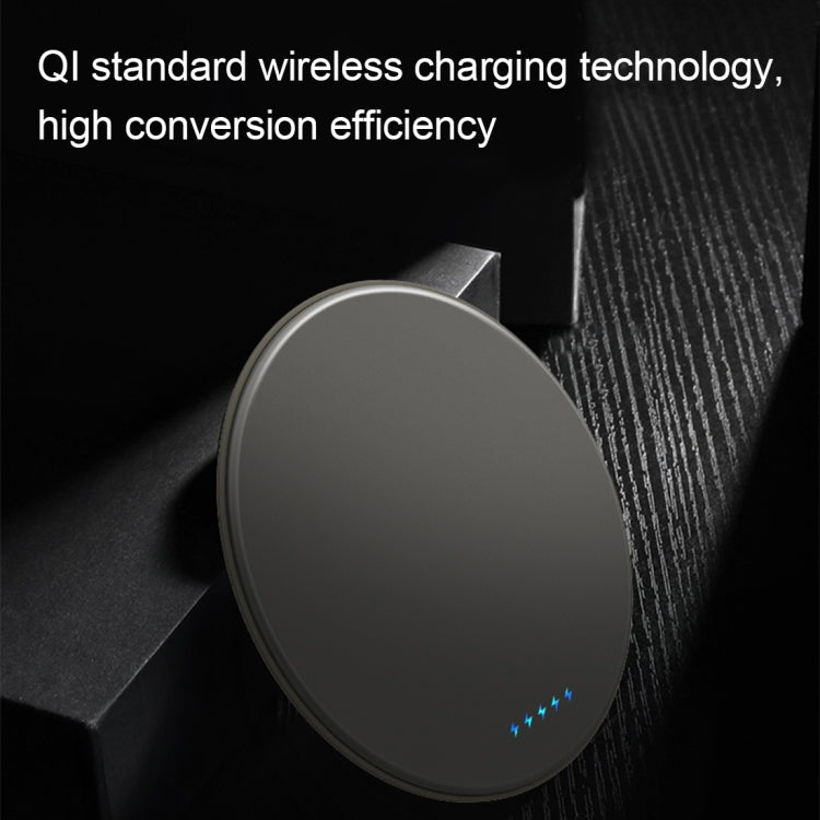HAMTOD DC 5V 2A 8mm Fast Charging Pad Qi Wireless Charger with Indicator Light, For iPhone, Galaxy, Huawei, Xiaomi, LG, HTC and Other QI Standard Smart Phones