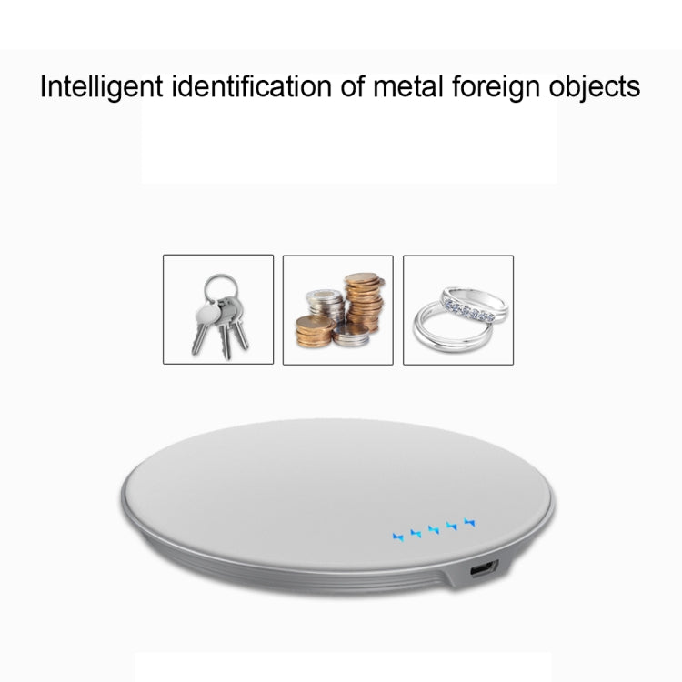 HAMTOD DC 5V 2A 8mm Fast Charging Pad Qi Wireless Charger with Indicator Light, For iPhone, Galaxy, Huawei, Xiaomi, LG, HTC and Other QI Standard Smart Phones