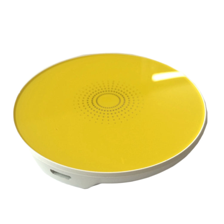 HAMTOD HM3 DC 5V 5W Fast Charging Qi Wireless Charger Pad, For iPhone, Galaxy, Huawei, Xiaomi, LG, HTC and Other QI Standard Smart Phones (Yellow)