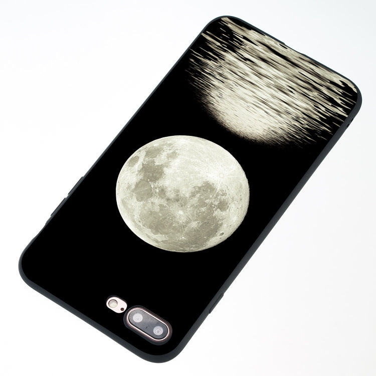 Moon Painted Pattern Soft TPU Case for iPhone 8 Plus & 7 Plus