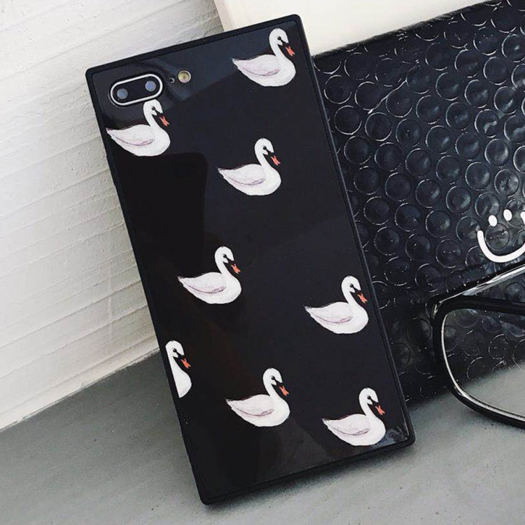 Swan Pattern Case for iPhone 8 Plus & 7 Plus