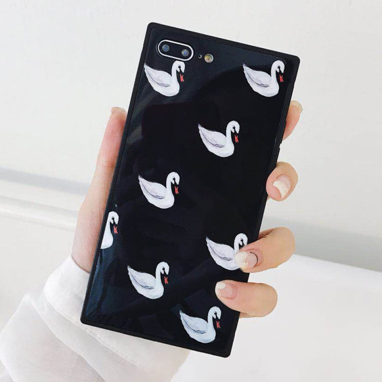 Swan Pattern Case for iPhone 8 Plus & 7 Plus