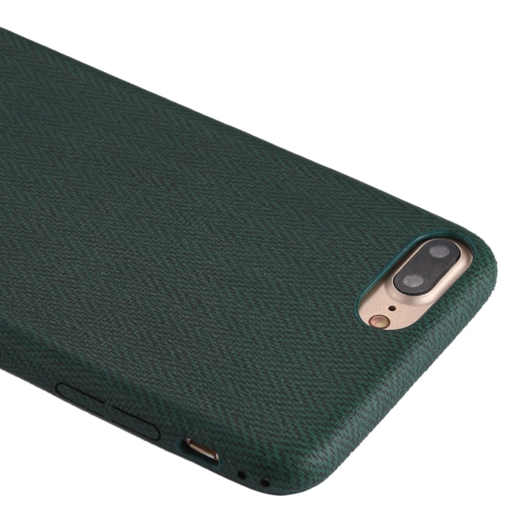 For iPhone 8 Plus & 7 Plus TPU Wave Pattern Protective Back Cover Case