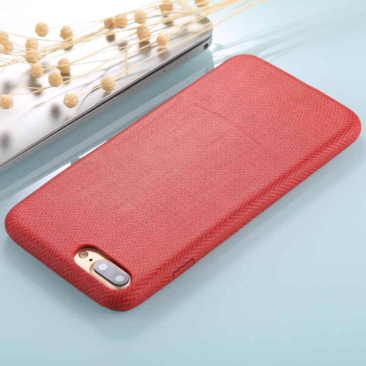 For iPhone 8 Plus & 7 Plus TPU Wave Pattern Protective Back Cover Case