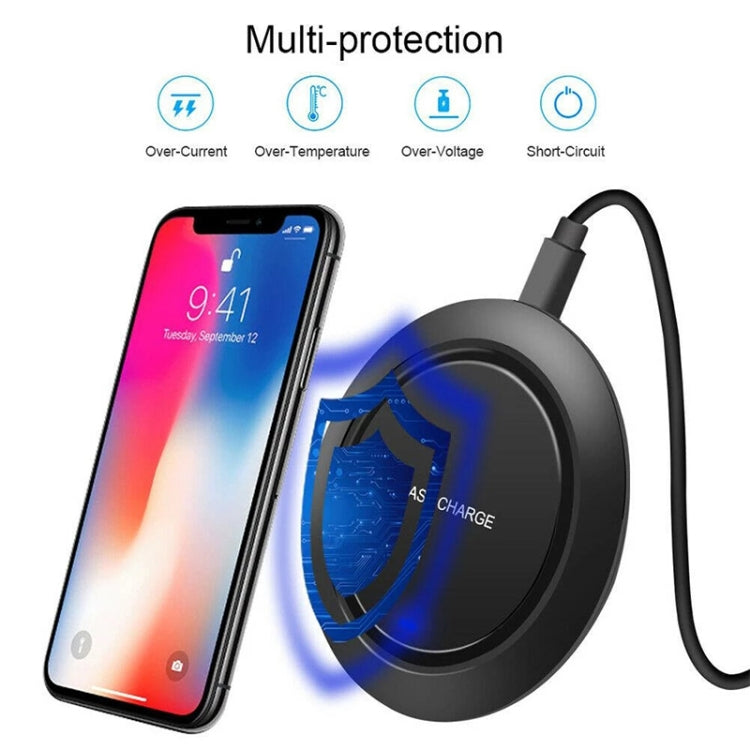 Q18 Fast Charging Qi Wireless Charger Station with Indicator Light