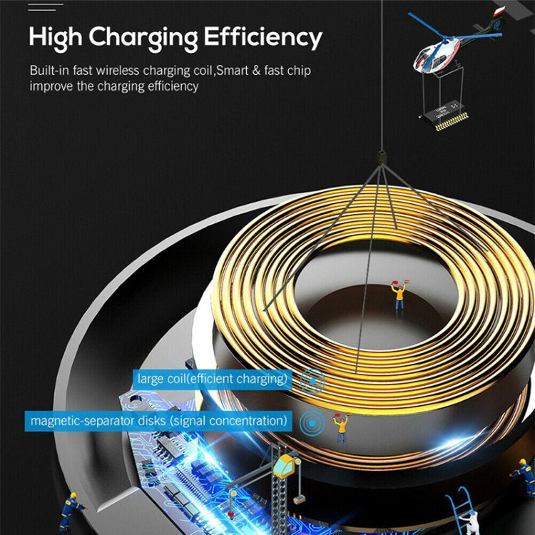 Q18 Fast Charging Qi Wireless Charger Station with Indicator Light