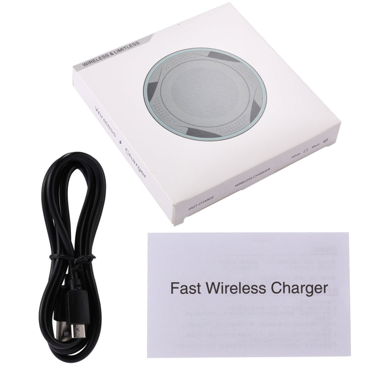 5V 2A Fast Charging Qi Wireless Charger Pad Station with Micro USB Cable