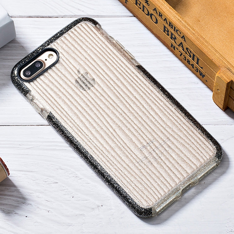 Shiny Glass Powder Ripples Pattern TPU Case for iPhone 8 Plus & 7 Plus