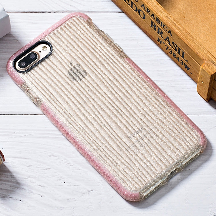 Shiny Glass Powder Ripples Pattern TPU Case for iPhone 8 Plus & 7 Plus