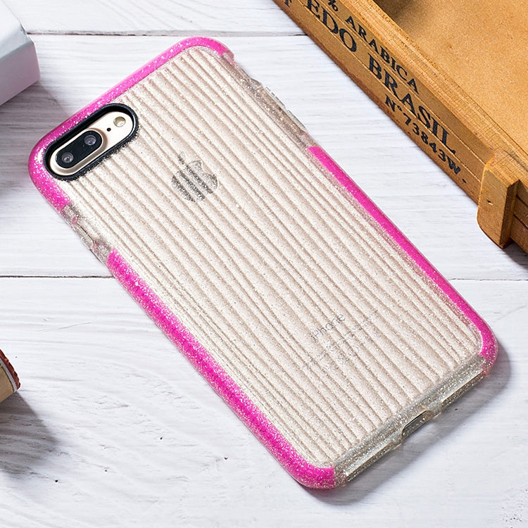 Shiny Glass Powder Ripples Pattern TPU Case for iPhone 8 Plus & 7 Plus
