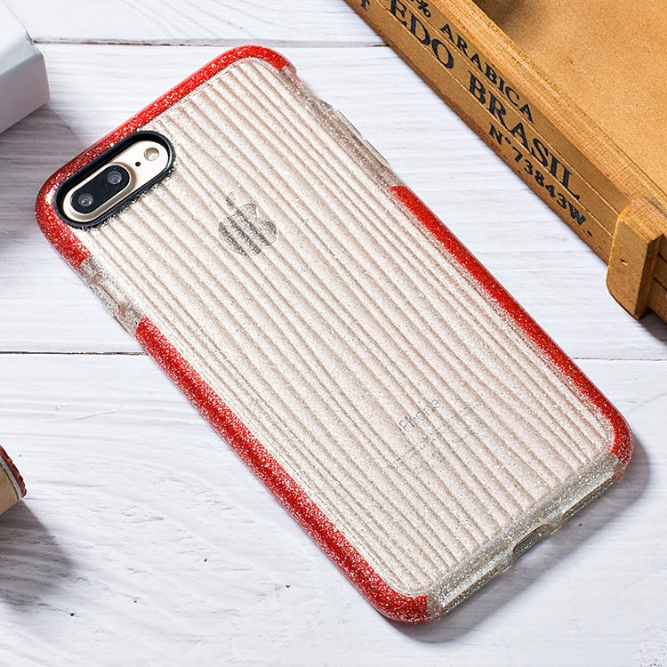 Shiny Glass Powder Ripples Pattern TPU Case for iPhone 8 Plus & 7 Plus
