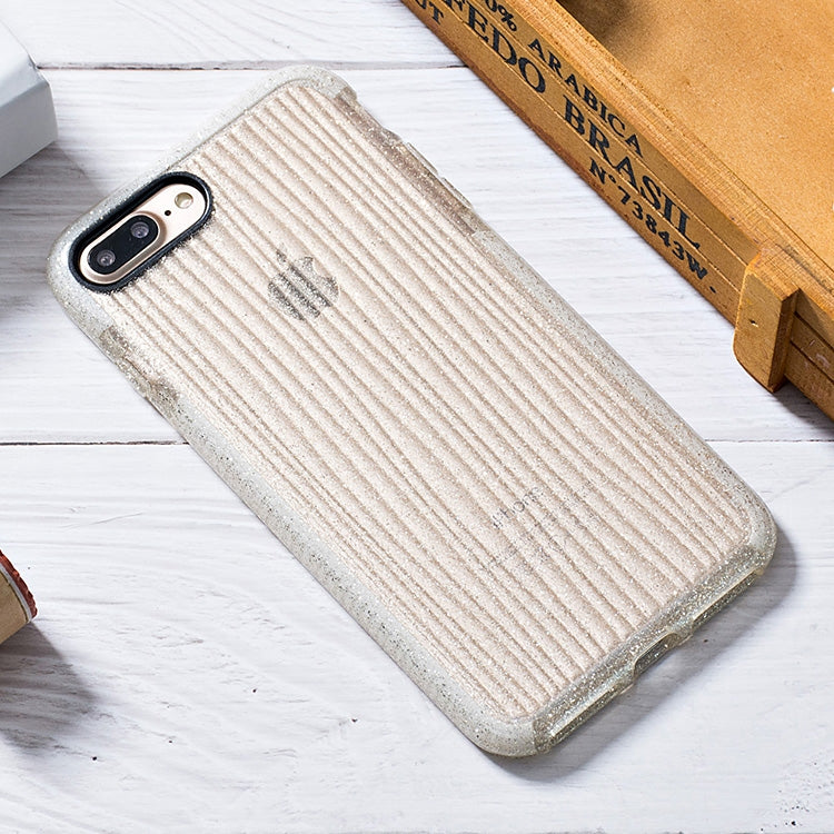 Shiny Glass Powder Ripples Pattern TPU Case for iPhone 8 Plus & 7 Plus