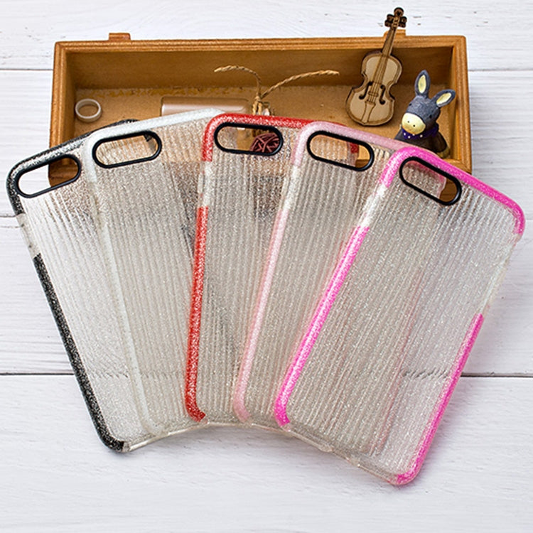 Shiny Glass Powder Ripples Pattern TPU Case for iPhone 8 Plus & 7 Plus